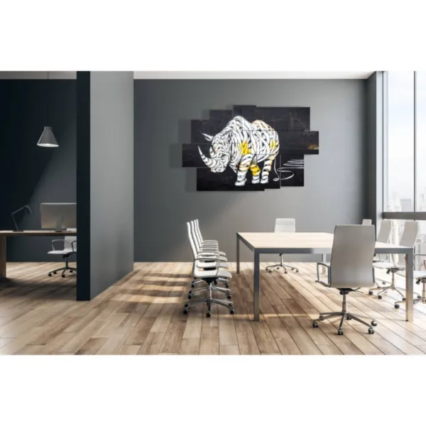 Cuadros con animales abstractos