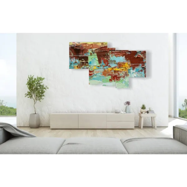 Hand-painted trees artworks