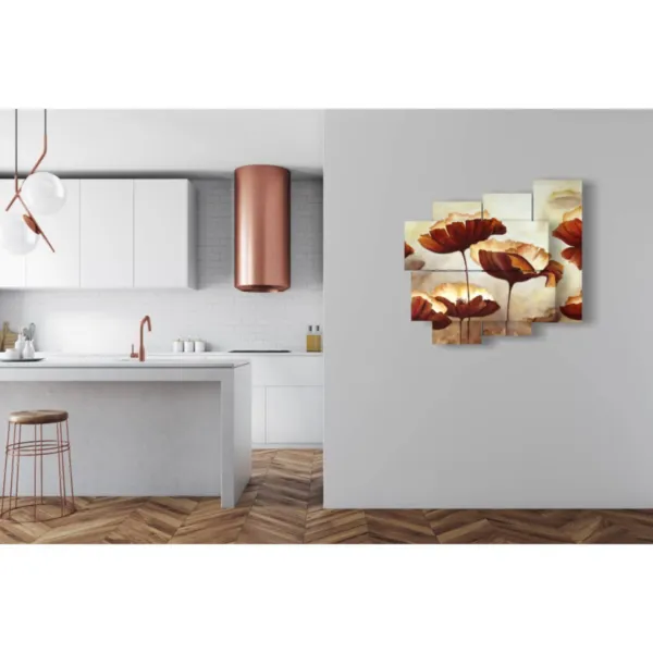 arredamento con dipinti astratti