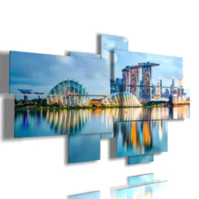 Panoramafoto von Singapur