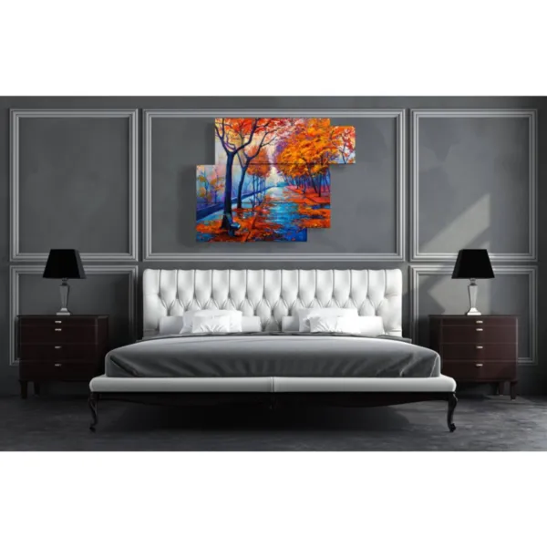 Paintings of autumn landscapes