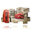 vintage london bilder - version: 11 pannelli 193x115cm