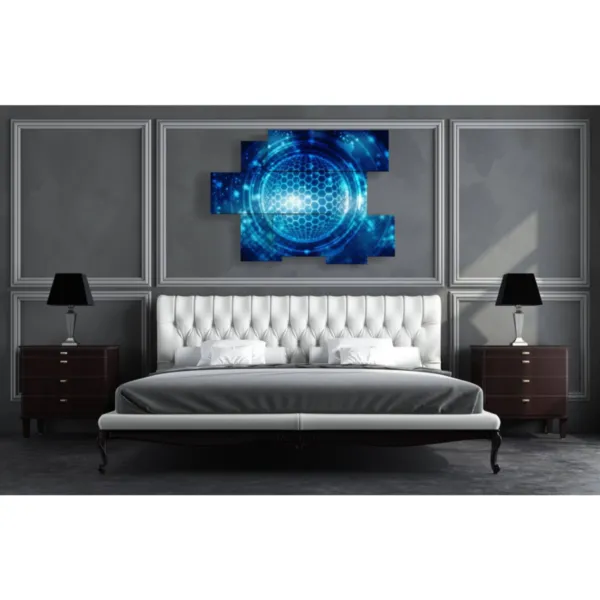 quadri di design blu