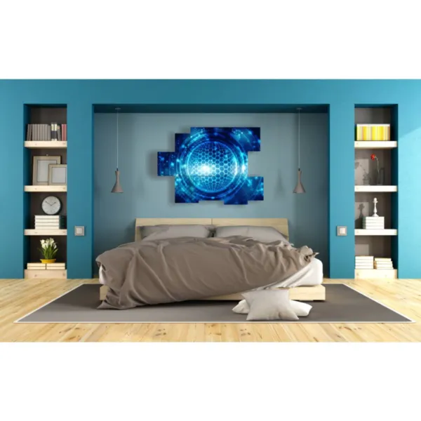 quadri minimalisti blu