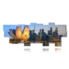 singapore city photo in a painting - version: 19 pannelli 306x116cm