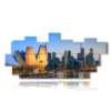 singapore city photo in a painting - version: 15 pannelli 250x112cm