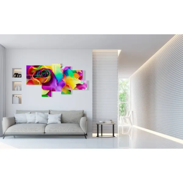 decorazioni fiori astratti