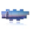 painting dubai with burj al arab seen from the sea - version: 11 pannelli 232x98cm