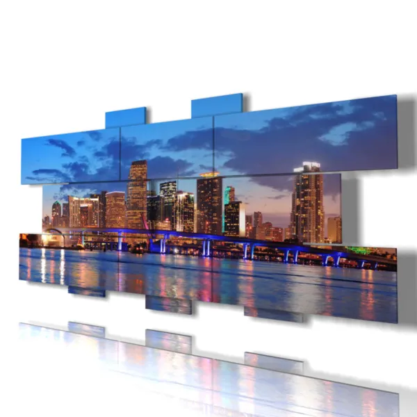 Cuadros con imágenes de Miami