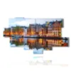 tableau avec photos maisons amsterdam - version: 11 pannelli 204x116cm