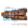 quadro con foto case amsterdam - version: 11 pannelli 198x112cm