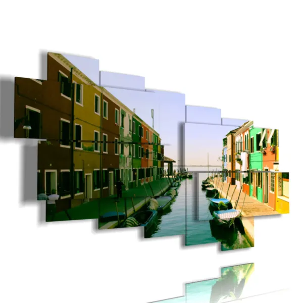 Famous paintings of Venice in Burano