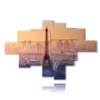 painting tour eiffel at sunset - version: 14 pannelli 232x153cm