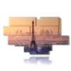 quadro tour eiffel al tramonto - version: 12 pannelli 206x119cm