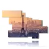 quadro tour eiffel al tramonto - version: 10 pannelli 199x125cm