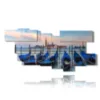 tableaux venise gondoles bleues modernes - version: 12 pannelli 236x112cm