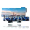 cuadros venecia modernas gondolas azules - version: 10 pannelli 190x110cm