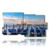 tableaux venise gondoles bleues modernes - version: 10 pannelli 183x100cm