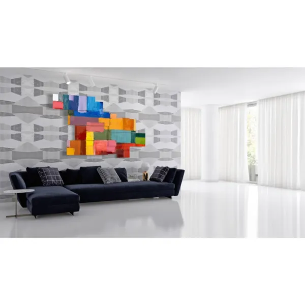 décorations murales colorées