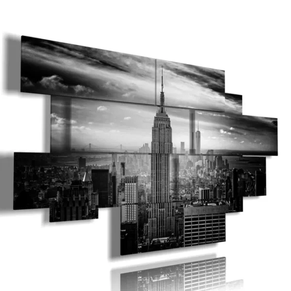 Quadri New York bianco e nero ombroso