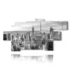 bild new york schwarz weiss panorama - version: 9 pannelli 209x107cm