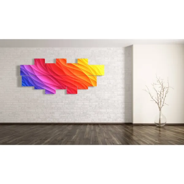 Colorful abstract paintings