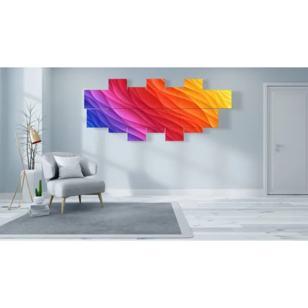 tableaux colorés pour séjour