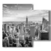 bild new york schwarz weiss panorama - version: 4 pannelli 91x85cm