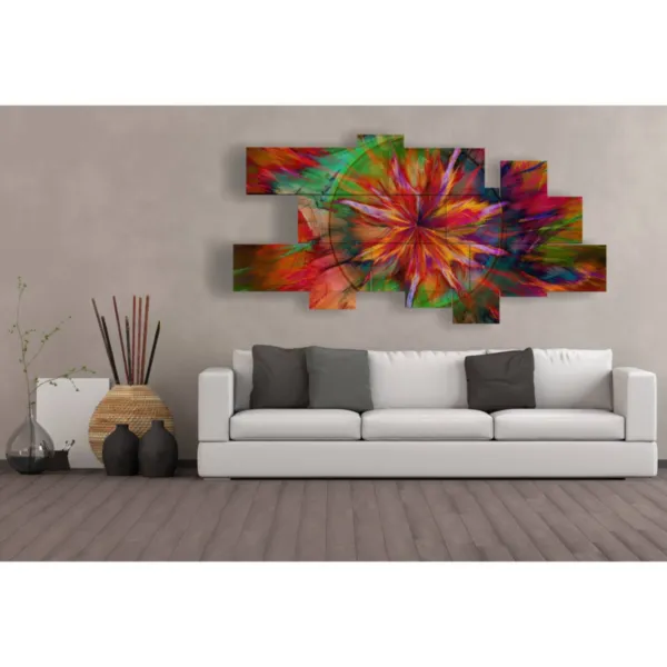 Moderne Blumenstempel