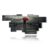 romantic wall paintings in a lonely rainy pier - version: 11 pannelli 232x103cm
