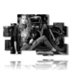 modern paintings women and engines - version: 10 pannelli 176x115cm