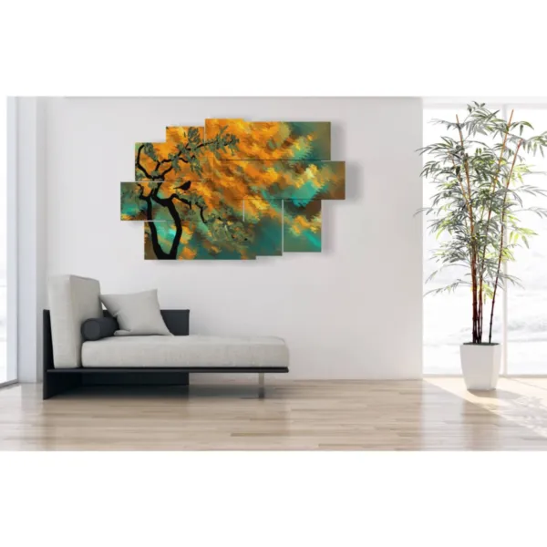 arte moderna con colores vivos