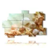 tableau avec peinture marine en coquillages - version: 11 pannelli 182x115cm