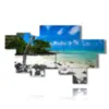 tableaux paysages ile maurice mer et plage enchantee - version: 11 pannelli 209x123cm