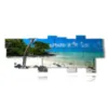 tableaux paysages ile maurice mer et plage enchantee - version: 19 pannelli 306x116cm