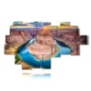 grand canyon mountain landscape paintings - version: 20 pannelli 256x150cm