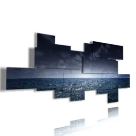quadri mare di notte
