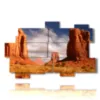 marco con fotos de paisajes en monument valley - version: 11 pannelli 182x115cm