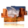 painting with landscape photos in monument valley - version: 9 pannelli 171x108cm