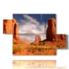 marco con fotos de paisajes en monument valley - version: 5 pannelli 128x85cm
