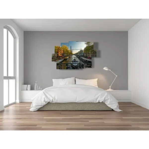 Decoraciones con fotos de canales de Ámsterdam