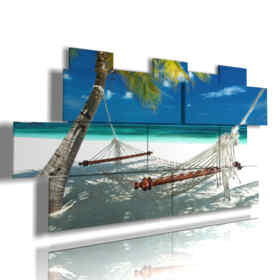 playa cuadro Maldivas