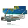 beach painting maldives - version: 10 pannelli 188x117cm