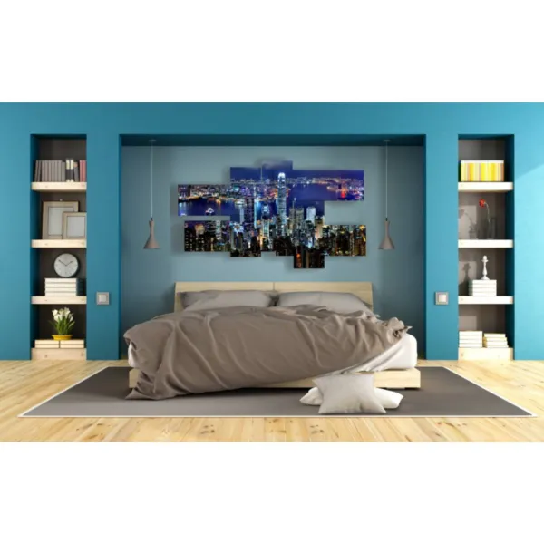 foto del skyline de Hong Kong