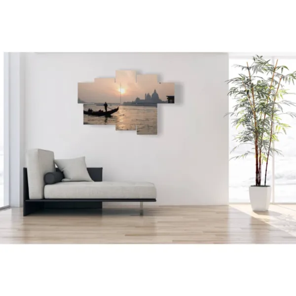 Print of the Venice Lagoon at sunset.