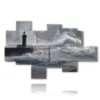 bilder stuermisches meer mit leuchtturm - version: 8 pannelli 175x112cm