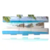 bild mit malerei am meer seycelles - version: 13 pannelli 233x107cm