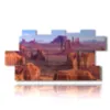 painting of a landscape in arizona - version: 11 pannelli 202x103cm