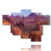 tableau d un paysage en arizona - version: 6 pannelli 136x94cm