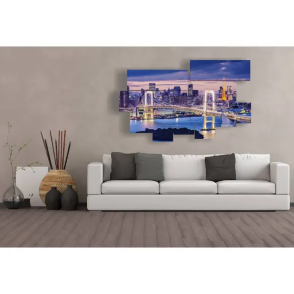 mobilier avec tableau de ville